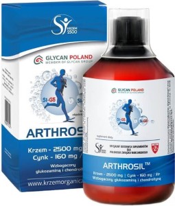 Organic silicon glucosamine and chondroitin Si 2500mg Arthrosil 500ml Glycan Group