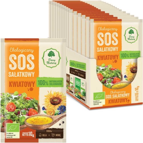 (MIN 15) FLORAL SALAD SAUCE  BIO 10 g - DARY NATURY