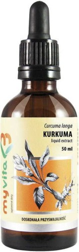 Kurkuma ekstrakt 250mg krople 50ml MyVita