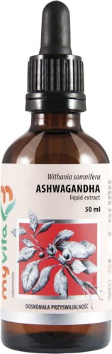 Extrait de ginseng indien Ashwagandha 250mg gouttes 50ml MyVita