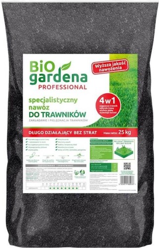 NAWÓZ DO TRAWNIKÓW SPECJALISTYCZNY EKO 25 kg - BIO GARDENA