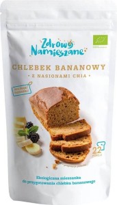 BANANA BREAD WITH CHIA SEEDS BIO 400 g - ZDROWO NAMIESZANE