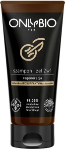 SHAMPOO AND GEL 2in1 REGENERATING FOR MEN TUBE 200 ml - ONLY BIO