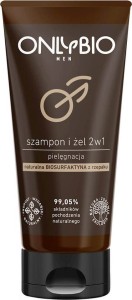SHAMPOO AND GEL 2in1 CARE FOR MEN TUBE 200 ml - ONLY BIO