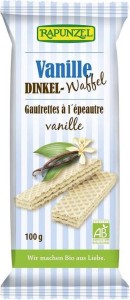 Gaufres d'épeautre fourrées à la vanille BIO 100 g - RAPUNZEL