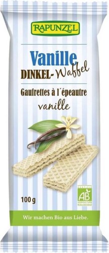 Gaufres d'épeautre fourrées à la vanille BIO 100 g - RAPUNZEL