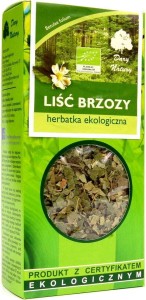 HERBATA LIŚĆ BRZOZY BIO 50 g - DARY NATURY