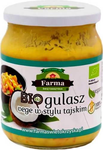 GOULASH VEGE THAI STYLE BIO 450 g - FARMA ŚWIĘTOKRZYSKA