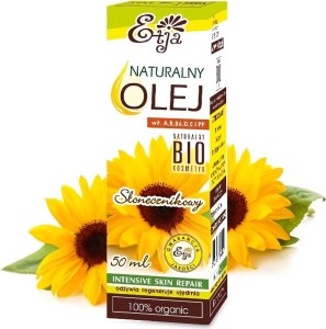 Ongeraffineerde BIO zonnebloemolie 50 ml ETJA