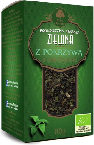 GREEN TEA WITH NETTLE BIO 80 g - DARY NATURY