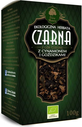 BLACK TEA WITH CINNAMON AND CLOVE BIO 100 g - DARY NATURY