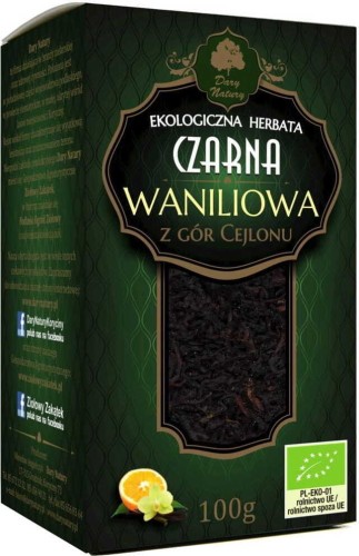 BLACK TEA VANILLA BIO 100 g - DARY NATURY