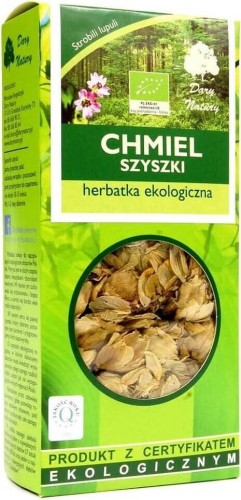 HERBATKA Z SZYSZEK CHMIELU BIO 20g - DARY NATURY