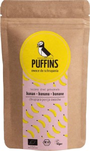 DRIED BANANA BIO 40 g - PUFFINS
