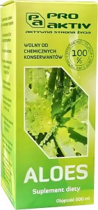 Aloë Pure Aloë Vera Sap 100% 500ml Pro Aktiv
