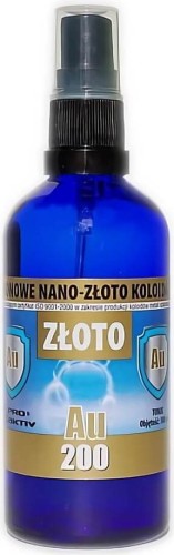 Colloïdaal niet-ionisch nano goud Au 200 20ppm 100ml spray Pro Aktiv