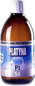 Nonionic colloidal nano platinum Pt 50 5ppm 300ml Pro Aktiv