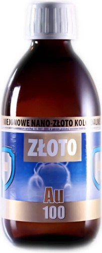 Colloïdaal niet-ionisch nano goud Au 100 10ppm 300ml Pro Aktiv