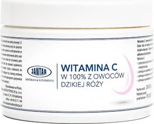 WITAMINA C Z DZIKIEJ RÓZY W PROSZKU 300 g - JANTAR