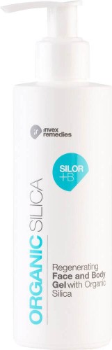 Silor + B Regenererende gezichts- en lichaamsgel met organisch silicium en boor OrganicSilica 200ml Invex Remedies