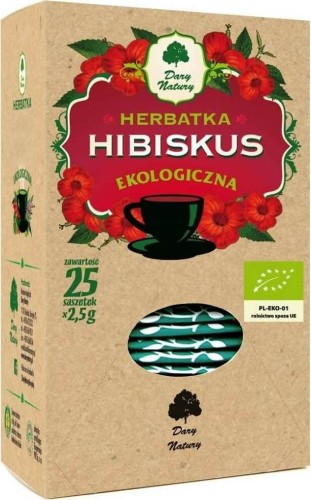 HIBISCUS TEA BIO (25 x 2,5 g) - DARY NATURY