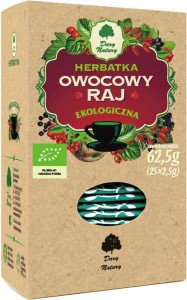 HERBATKA OWOCOWY RAJ BIO (25 x 2,5 g) - DARY NATURY