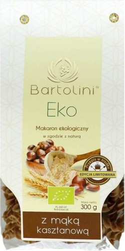 PASTA (SEMOLINE WITH CHESTNUT FLOUR) SPIRALS BIO 300 g - BARTOLINI