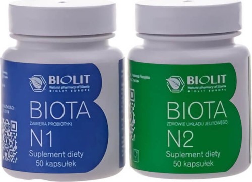 Biota Complex Biota N1 50 capsules Biota N2 50 capsules Biolit