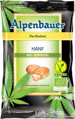 CANDIES WITH MANGO - HEMP SEEDS FILLING VEGAN BIO 90 g - ALPENBAUER