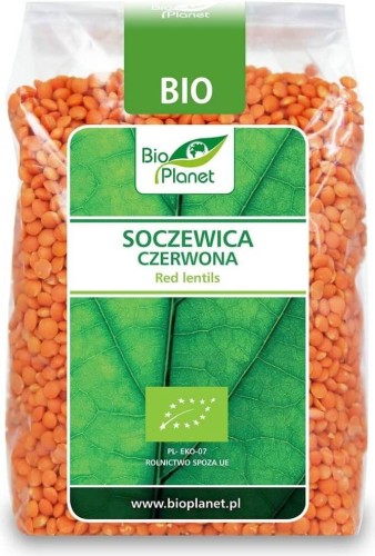 SOCZEWICA CZERWONA BIO 400 g - BIO PLANET