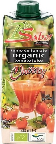 TOMATO JUICE CHERRY GLUTEN-FREE BIO 500 ml - BIOSABOR