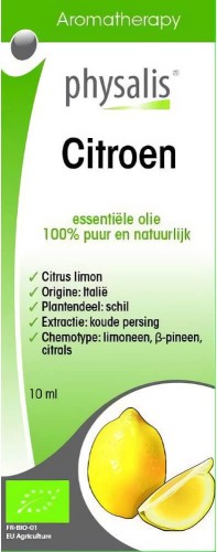 HUILE ESSENTIELLE DE CITROEN BIO 10 ml - PHYSALIS
