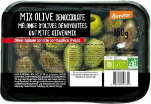 Olives mix without stone in brine BIO 150 g - Bio Organica Italia