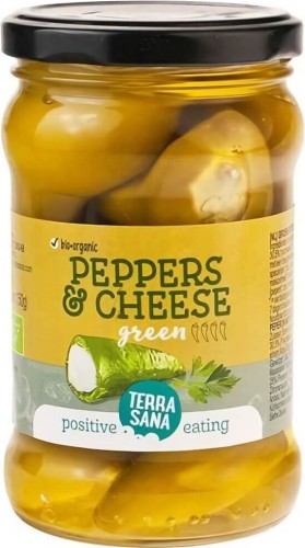 GROENE PEPERS MET BIOKAAS 270 g - TERRASANA