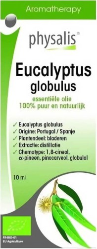 HUILE ESSENTIELLE D'EUCALYPTUS BIO 10 ml - PHYSALIS