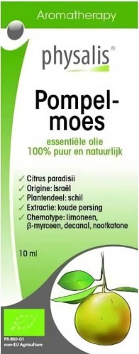 ESSENTIAL OIL POMPELMOES (GRAPEFRUIT) BIO 10 ml - PHYSALIS