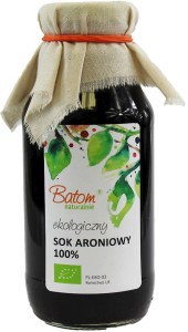 CHOKEBERRY JUICE (ARONIA) BIO 330 ml - BATOM