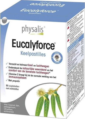 EUCALYFORCE (ASPIRATION POUR LA GORGE AVEC EUKALIPTUS) 30 PLATS - PHYSALIS