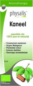 HUILE ESSENTIELLE DE KANEEL (CINNAMON CYLOŃSKI)  BIO 5 ml - PHYSALIS