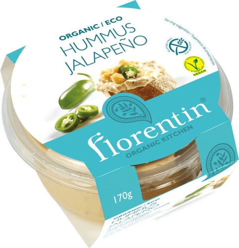 (CHŁODNICZE) HUMMUS JALAPENOS GLUTEN-FREE BIO 170 g - FLORENTIN