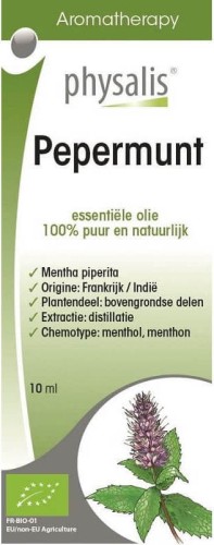 HUILE ESSENTIELLE DE MENTHE POIVRÉE (MENTHE POIVRÉE)  BIO 10 ml - PHYSALIS