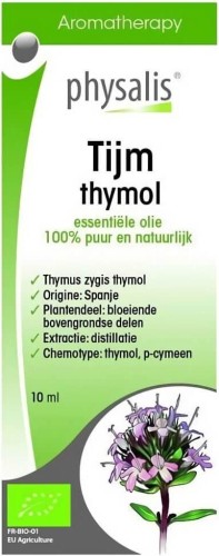 Essential oil tijm thymol (thyme thymus zygis thymol) BIO 10 ml - Physalis