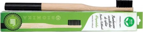 TANDENBORSTEL BAMBOE ZWART ZACHT 1 st - BIOMICA