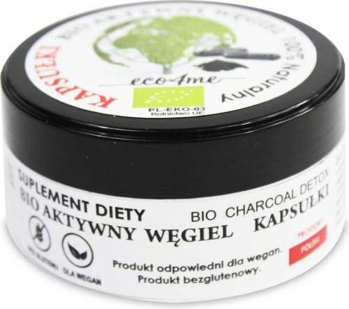 ACTIVE CHARCOAL CAPSULES BIO 30 g - ECO4ME