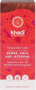 Henna - natural with amla and jatropha 100g - Khadi
