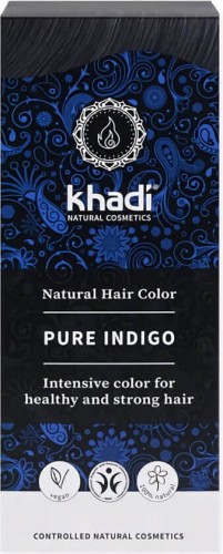 Teinture capillaire à base de plantes - Indygo 100g - Khadi