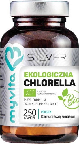 Chlorella BIO powder 250g MyVita Silver Pure