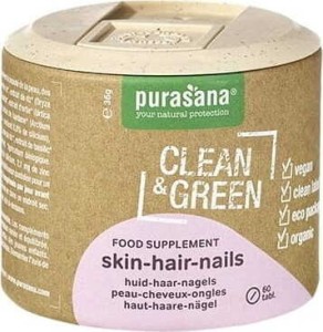 SKIN - HAIR- NAILS TABLETS BIO 36 g (60 PCS) - PURASANA