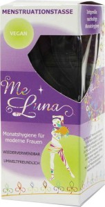 Menstrual cup size M black - Me Luna