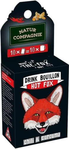 BROTH SACHETS FOR DRINKING WITH CHILI AND TURMERIC BIO (10 x 7 g) - NATUR COMPAGNIE